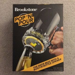 Brookstone POP’N POUR Mug NEW